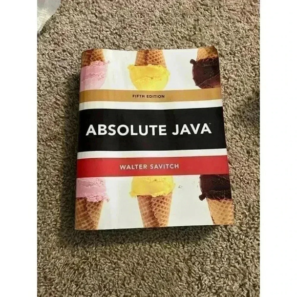 Absolute Java | Fifth Edition | Walter Savitch | Textbook Only - Picture 1 of 6
